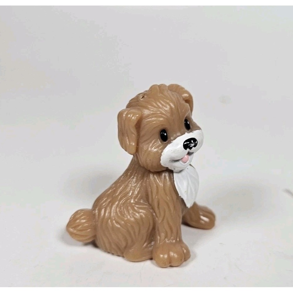 Fisher Price Loving Family Dollhouse Playtime Pet Brown / White Puppy Dog